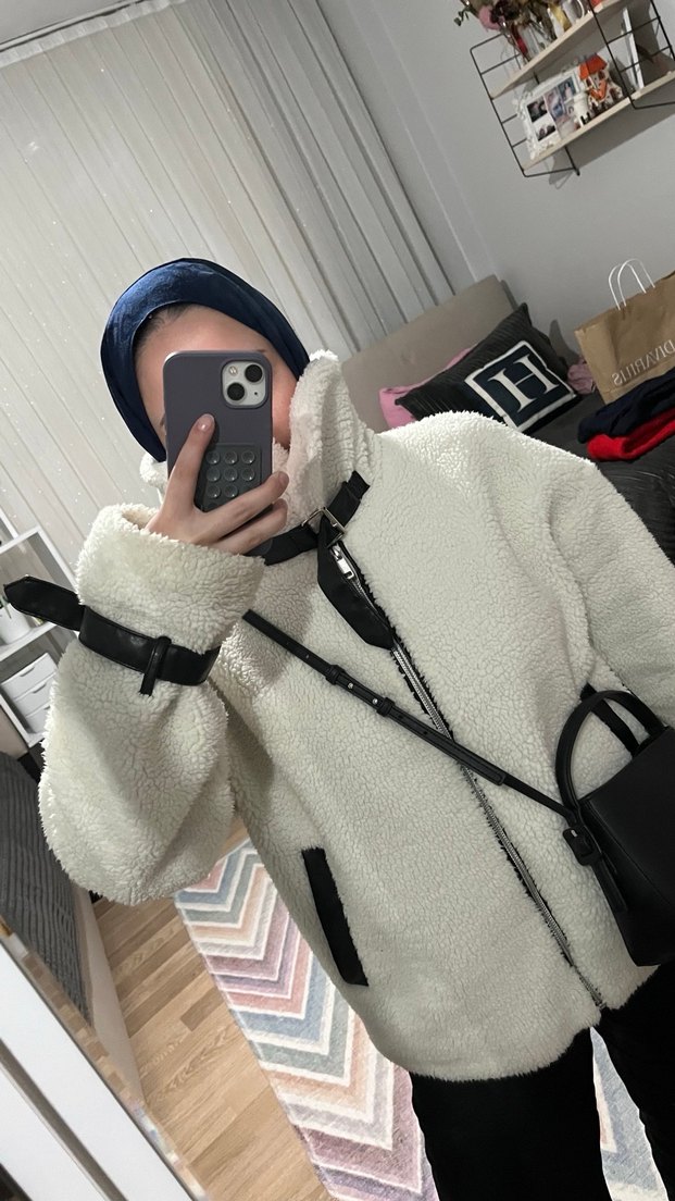 Peluş mont - Görsel 3