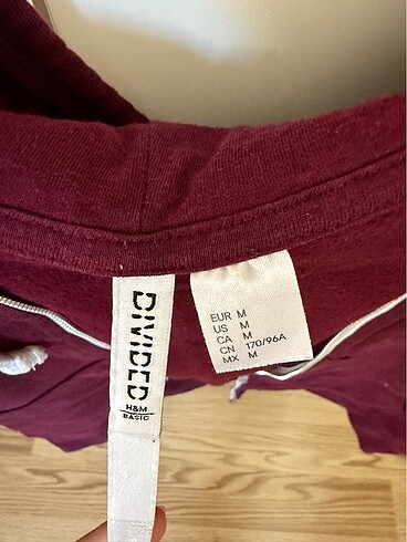 H&M Hm Bordo Hırka