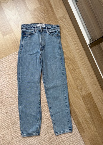 Stradivarius Stradivarius slimMom Kadın Jean