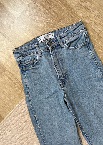 xs Beden Stradivarius slimMom Kadın Jean