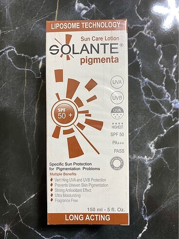 Solante Güneş Kremi 150 ML