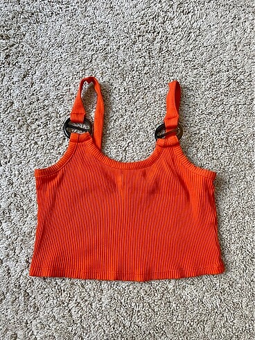 Stradivarius turuncu crop