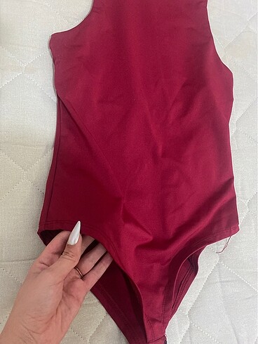 s Beden Çıtçıtlı zıbın halter yaka bluz