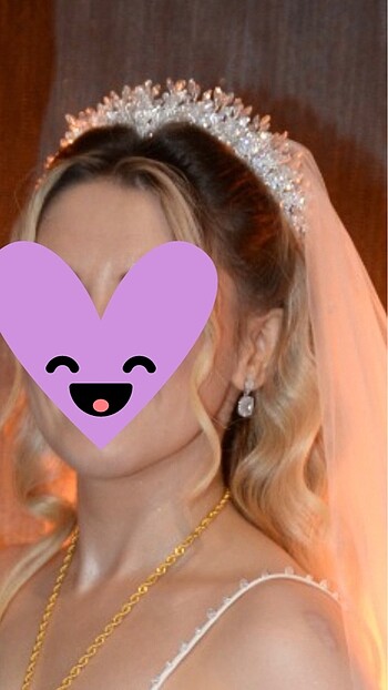 diğer Beden beyaz Renk Gelin tacı