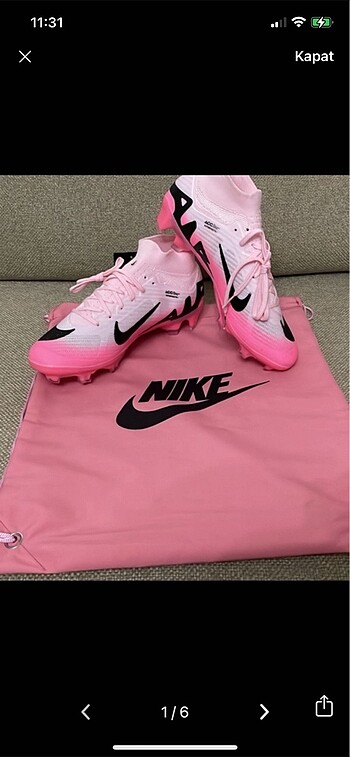 Nike Air Zoom Mercurial Elite Krampon 37,5 numara