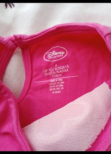 4 Yaş Beden Disney prenses Minnie mouse elbise 4 yaş