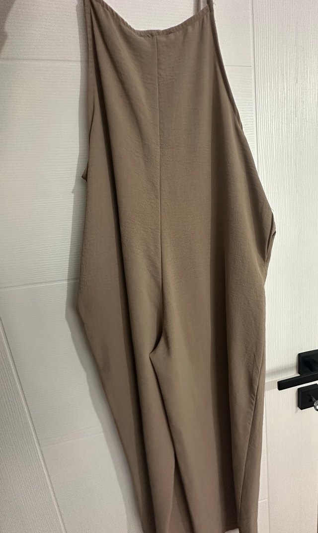 Bej Keten Kadın Uzun Tulum - Görsel 3