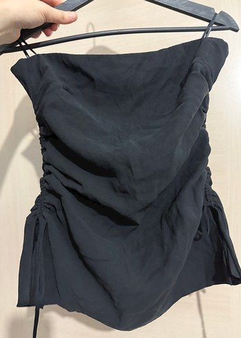 Zara Siyah straplez - Görsel 4
