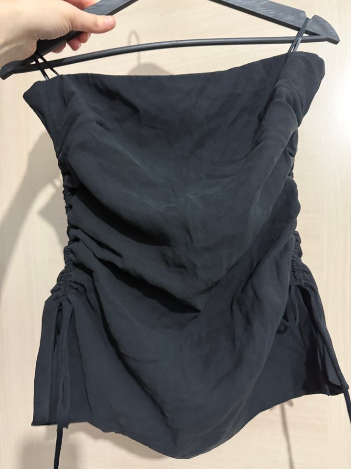 Zara Siyah straplez - Görsel 4