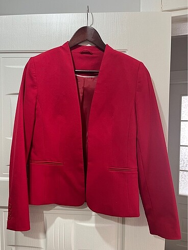 Kırmızı blazer ceket