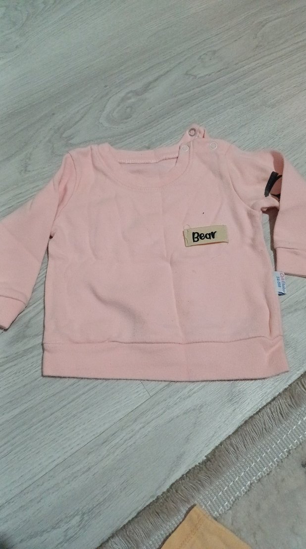 Kız Çocuk Uzun Kollu Baskılı Tişört - Görsel 4