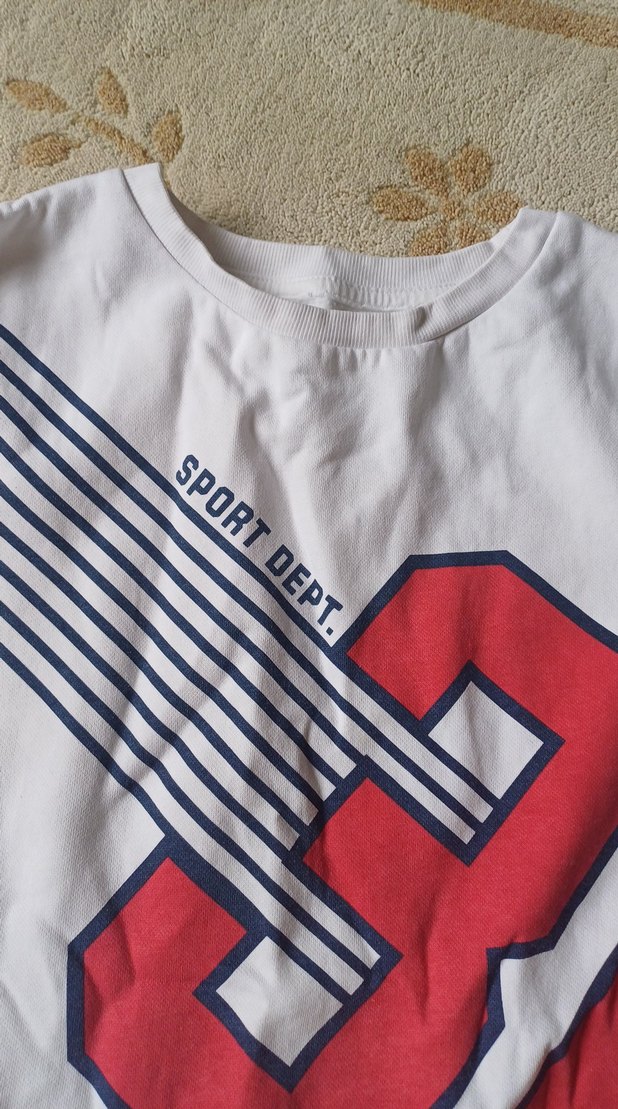 Erkek Çocuk Beyaz Baskılı Sweatshirt - Görsel 3