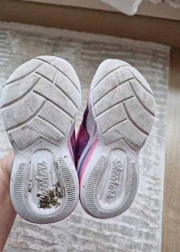 Kız Çocuk Pembe Batik Desenli Cırt Cırtlı Spor Ayakkabı - Görsel 8