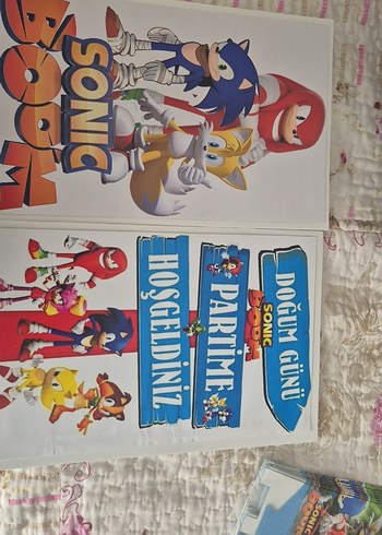 Sonic Doğum Günü Partisi Çocuk Kitabı - Görsel 2