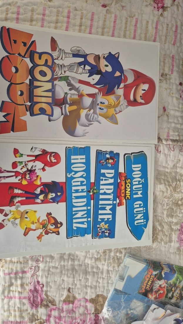 Sonic Doğum Günü Partisi Çocuk Kitabı - Görsel 2