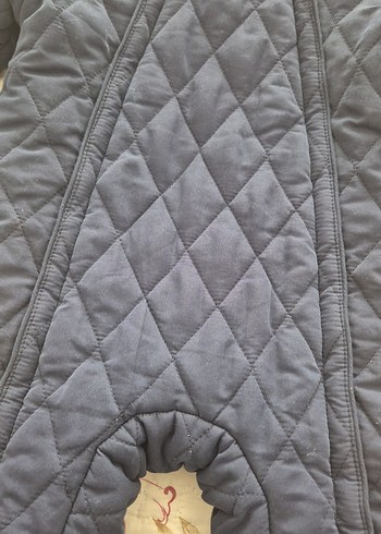 Kürklü Kapüşonlu Bebek Tulum - Lacivert - Görsel 2