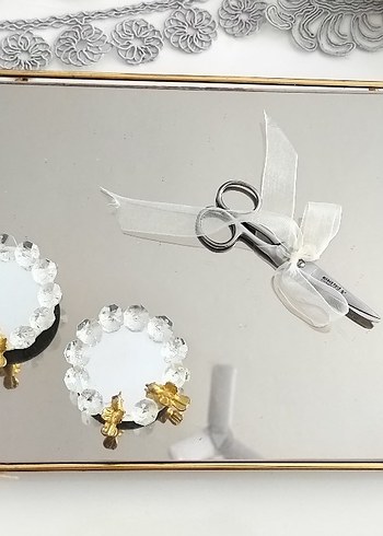 söz nişan tepsisi ve damat kahvesi tepsisi - Görsel 6