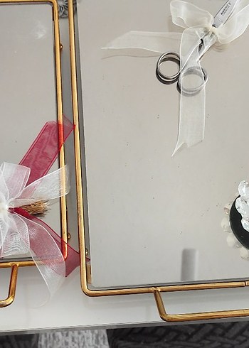 söz nişan tepsisi ve damat kahvesi tepsisi - Görsel 2