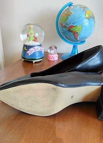 43 Numara Kalın Topuklu Stiletto