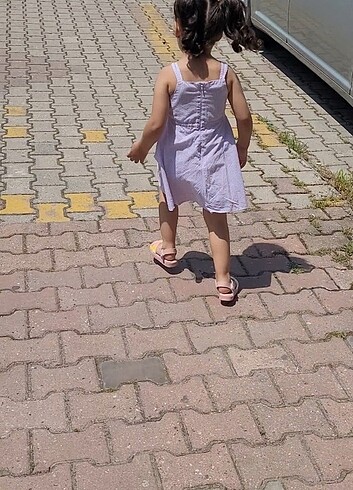 Kiz mor elbise