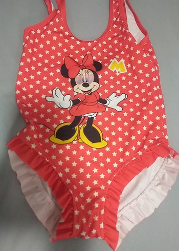 Kız Çocuk Pembe Minnie Mouse Mayo