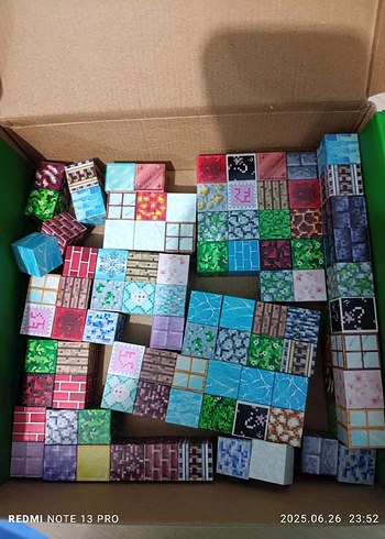 100parçalı mycrafti manyetik bloklar