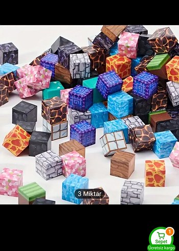  Beden Renk 200parçalı mycrafti manyetik bloklar