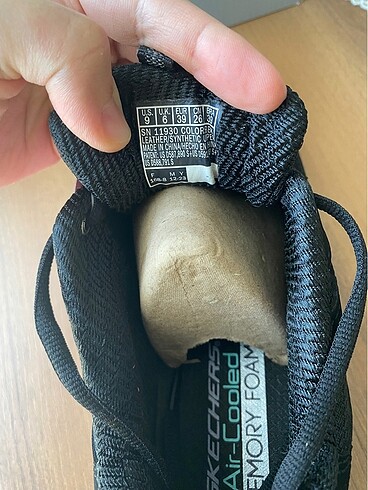 39 Beden siyah Renk skechers D lites Yeni etiketli