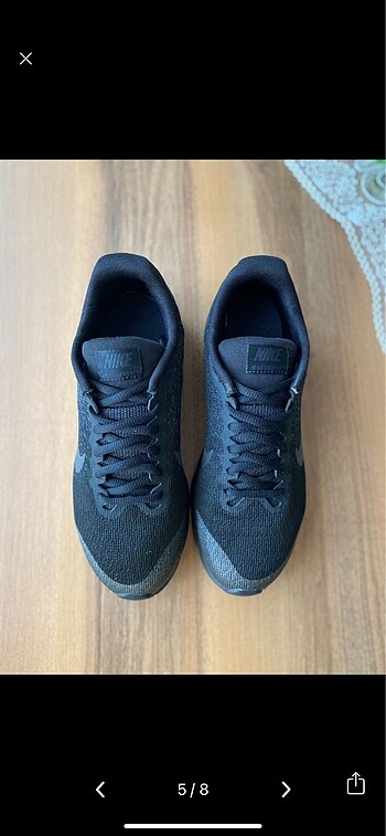 38,5 Beden siyah Renk Nike airmax kadın ayakkabısı