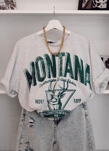 Oversize tişört montana unisex