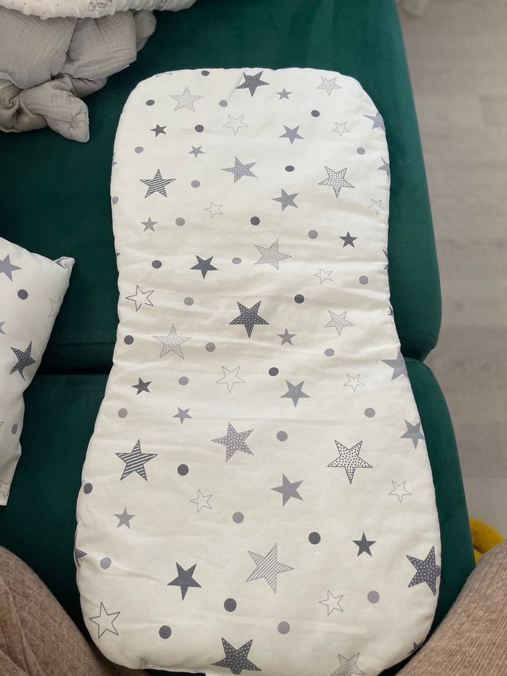 Gri Yıldız Desenli Çocuk Uyku takımı - Görsel 5