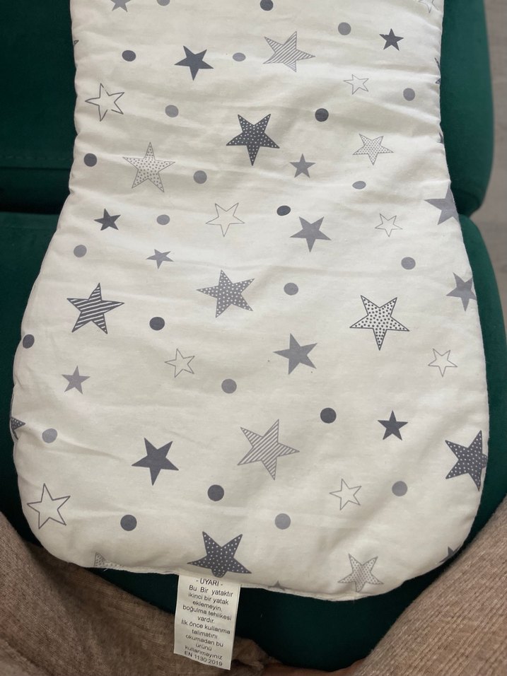 Gri Yıldız Desenli Çocuk Uyku takımı - Görsel 3