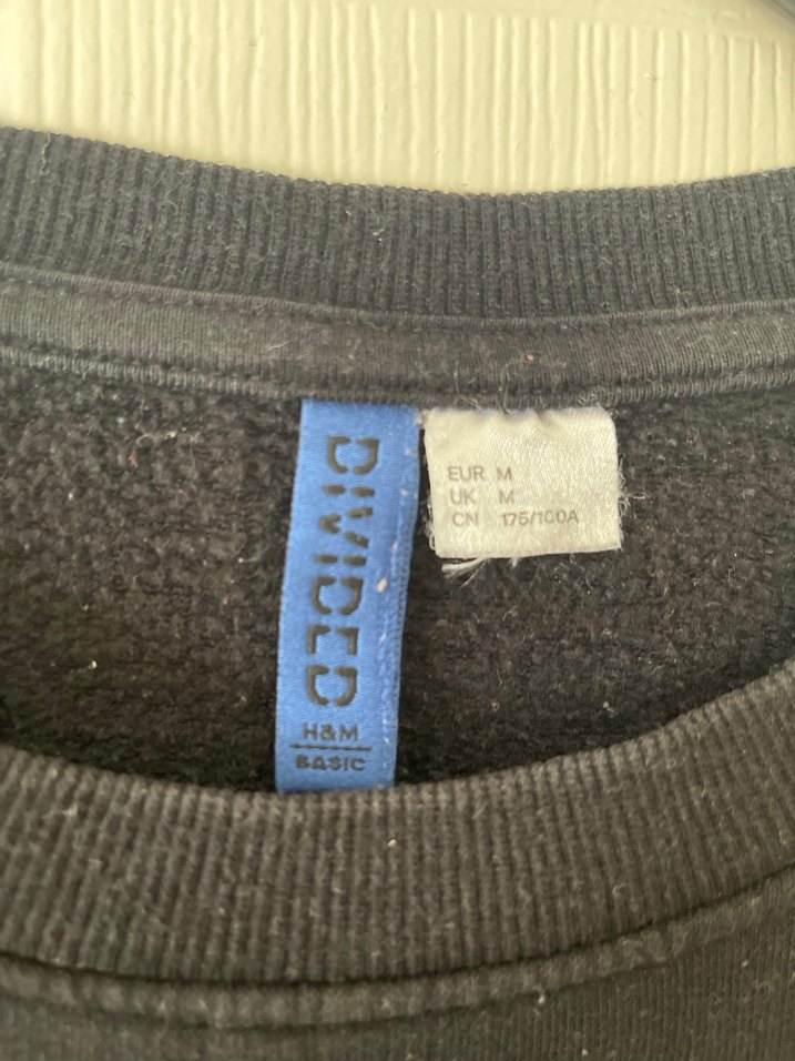 Siyah Kadın Sweatshirt, Uzun Kollu, Salaş Kesim - Görsel 4