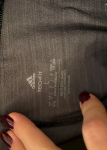 Gri, Kemerli, Spor Kadın Tayt - Görsel 7