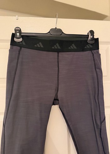 Gri, Kemerli, Spor Kadın Tayt - Görsel 3