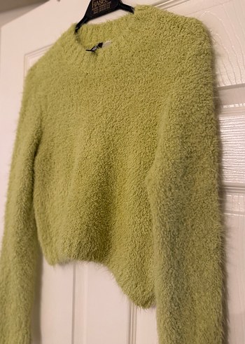 Pastel Yeşil Kadın Triko Kazak - Görsel 7