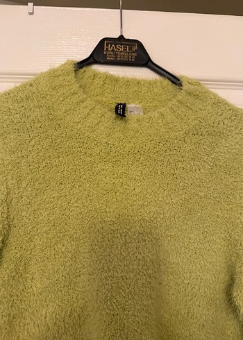 Pastel Yeşil Kadın Triko Kazak - Görsel 5