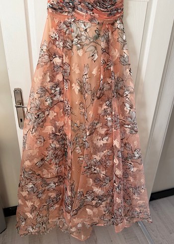 Bohem Straplez Uzun Abiye Elbise - Görsel 3