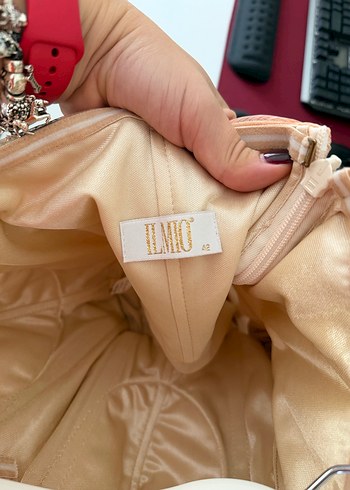 Bohem Straplez Uzun Abiye Elbise - Görsel 8