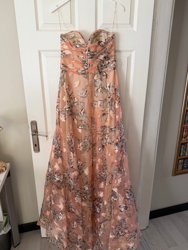 Bohem Straplez Uzun Abiye Elbise - Görsel 4