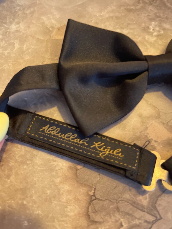 Klasik Siyah Erkek Papyon - Görsel 4