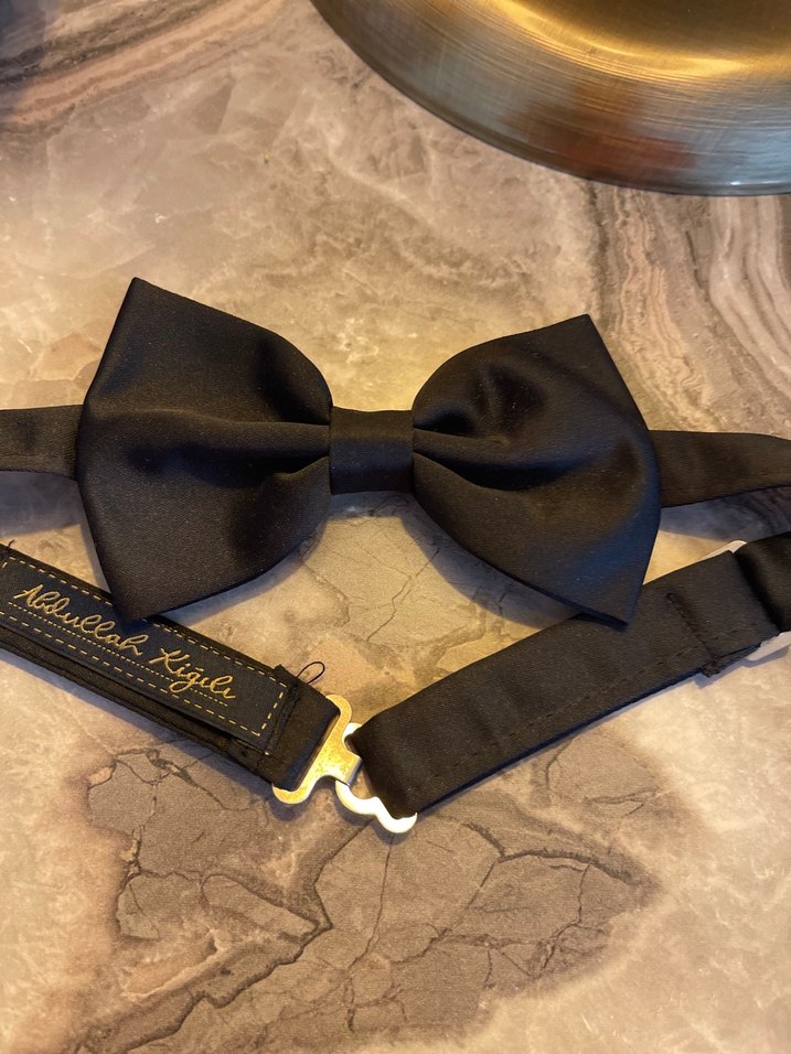 Klasik Siyah Erkek Papyon - Görsel 5