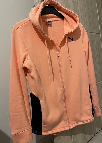 Puma Pembe Fermuarlı Kadın Sweatshirt