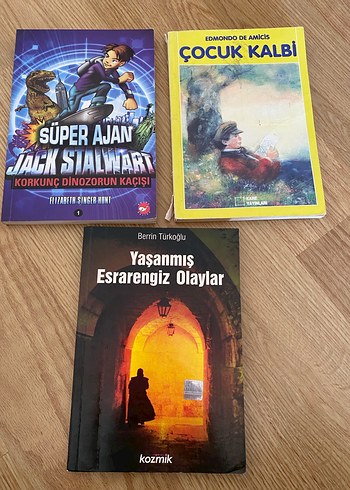 Çocuk Kitapları Seti: Süper Ajan, Çocuk Kalbi, Esrarengiz Olayla
