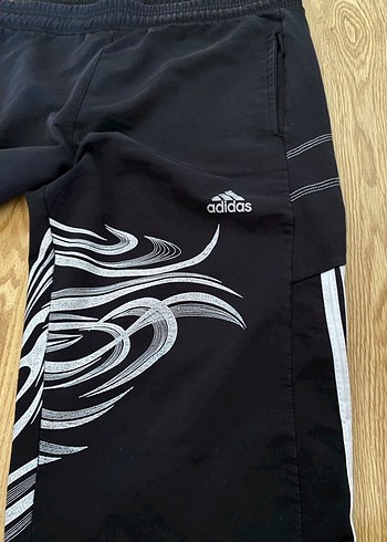 Adidas Siyah Baskılı Erkek Eşofman Altı - Görsel 3