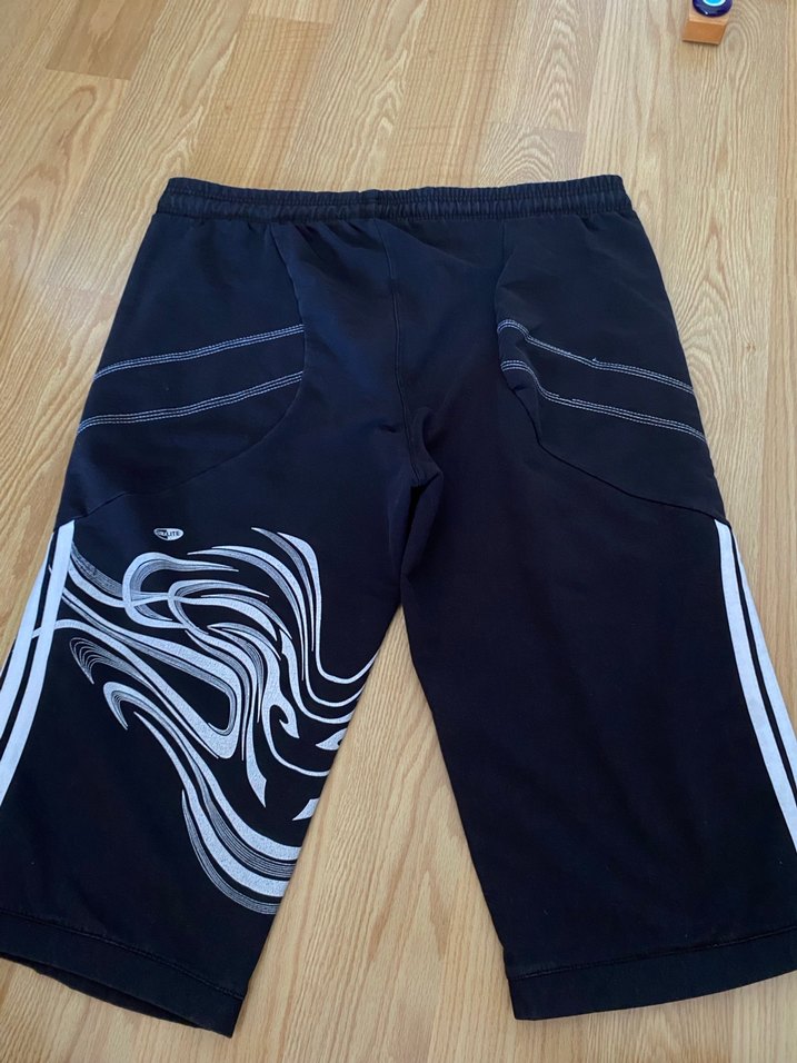 Adidas Siyah Baskılı Erkek Eşofman Altı - Görsel 2