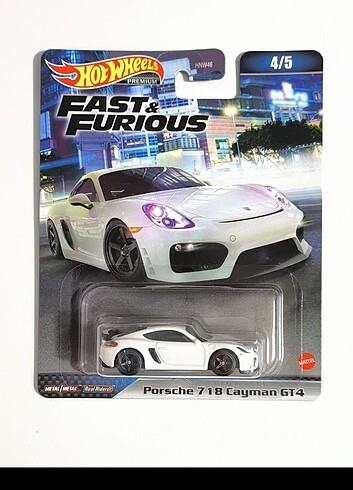 Hot wheels Porsche 718 Cayman fast furious 
