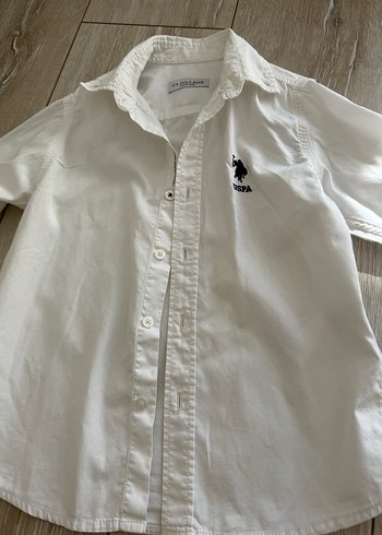 U.S. Polo Assn. Erkek Beyaz Keten Gömlek - Görsel 2