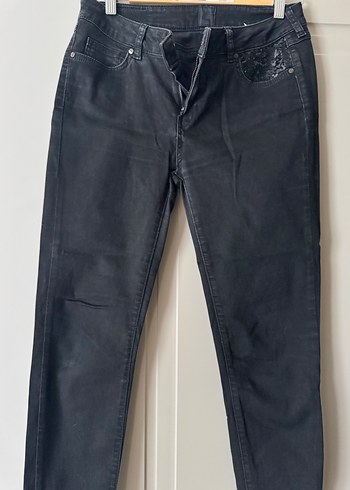 Gri Skinny Kadın Denim Pantolon