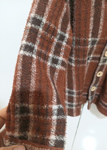 Kahverengi Erkek Çocuk oduncu Gömleği - Görsel 2